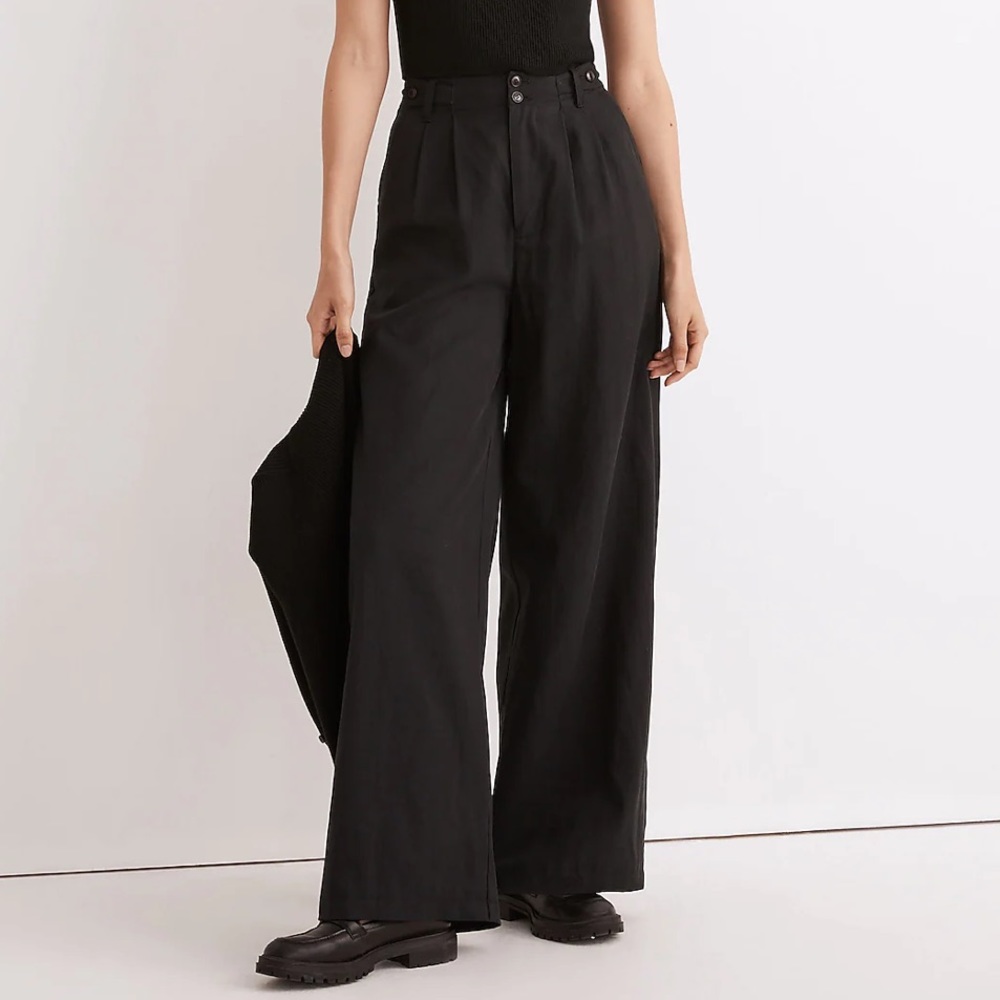 Madewell pleated pant